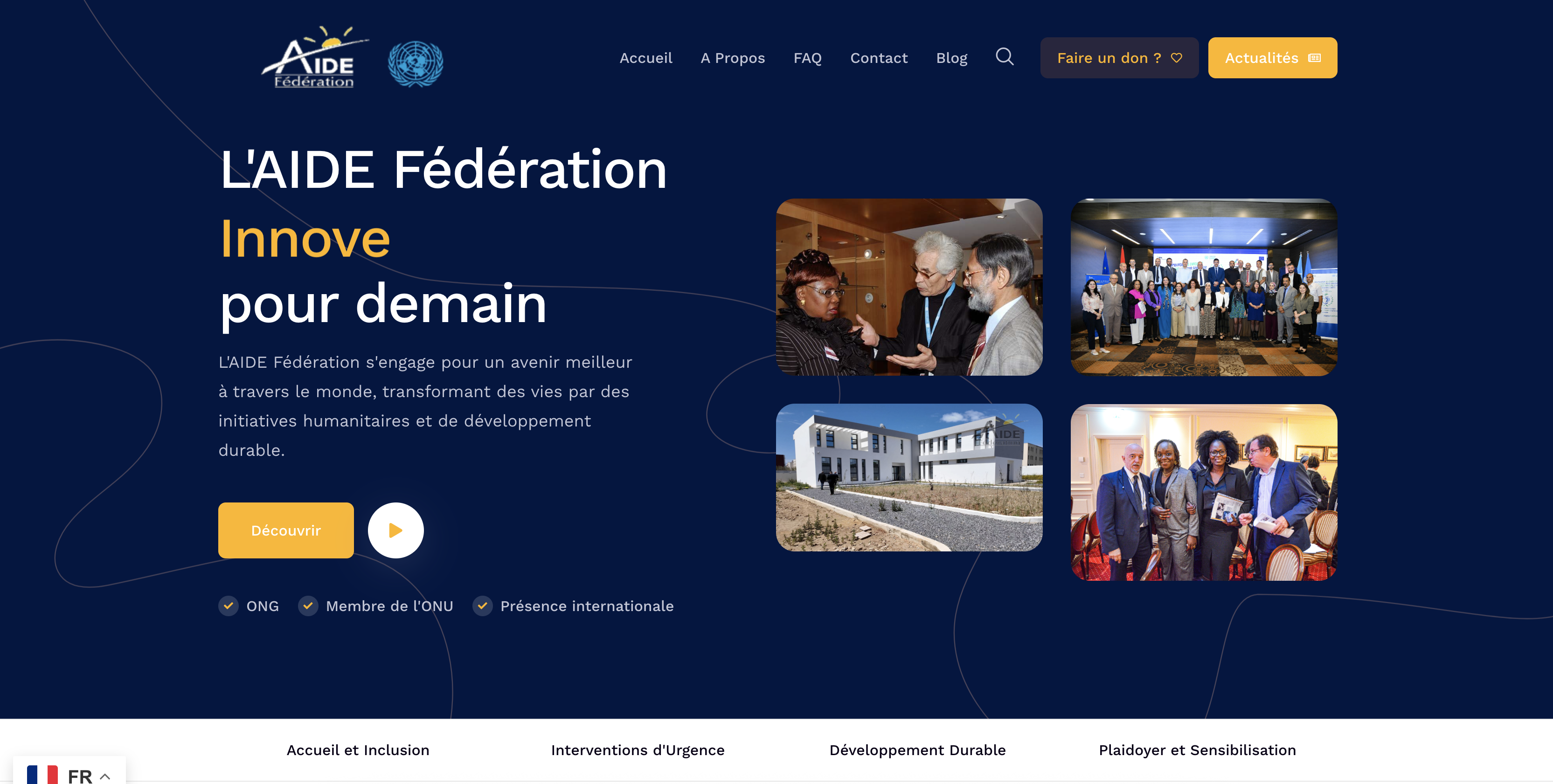Aide Fédération – site web